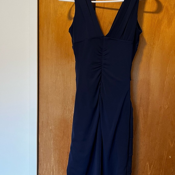 Blue Fitted Le Chateau Dress- XS - Picture 3 of 3